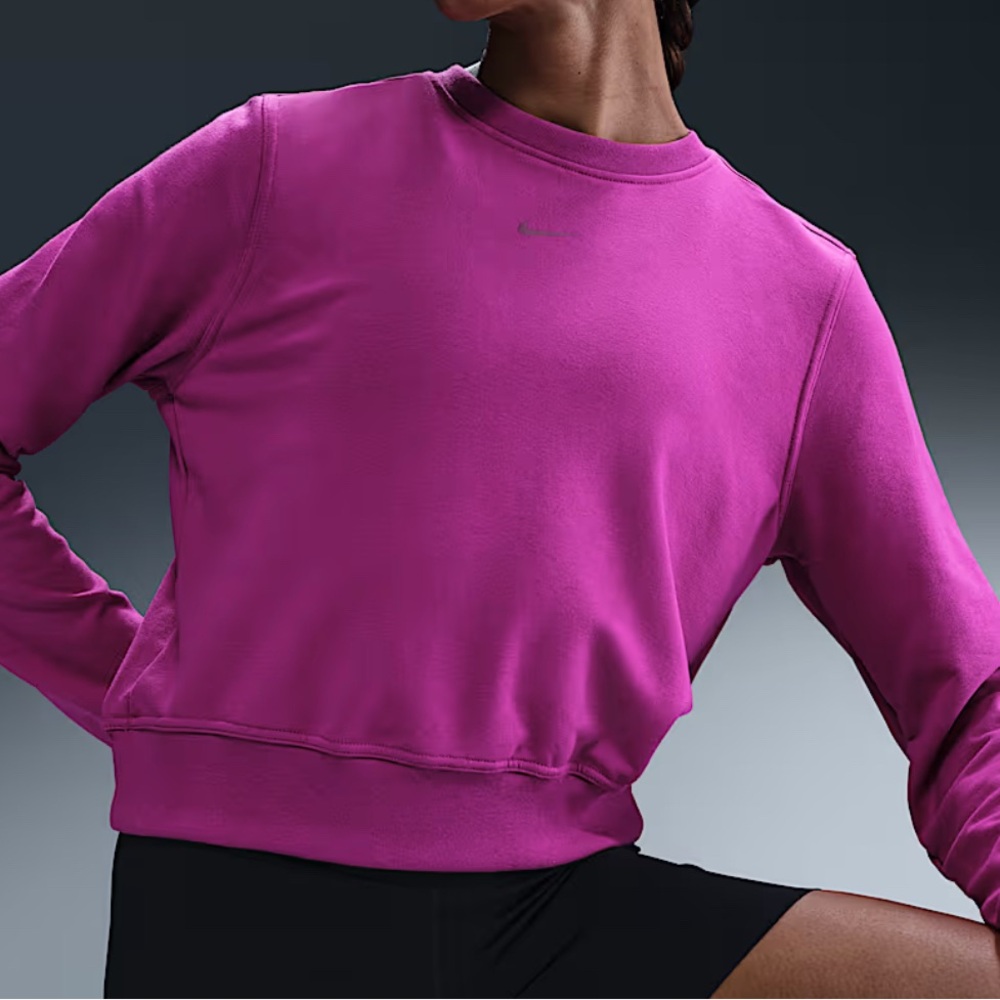 Nike Purple Crewneck Sweater Soft Cotton Blend
